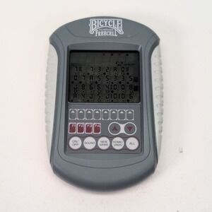 Bicycle FreeCell‎ Illuminated Touch Pad Electronic Hand Held Video Game TESTED